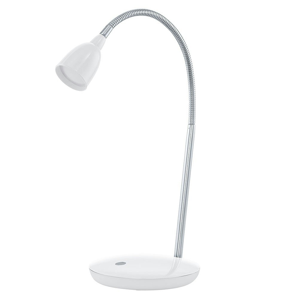 Durengo LED Tischleuchte Ø 16cm Weiß, Chrom 