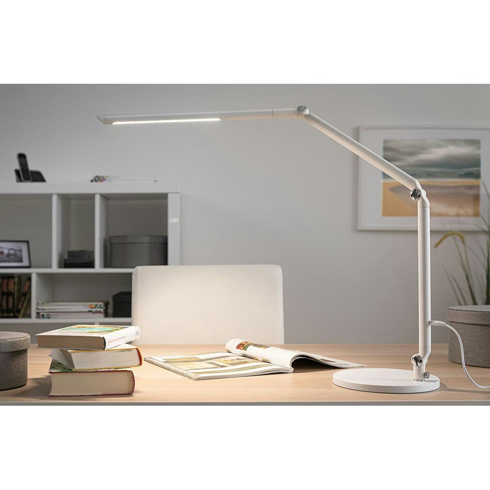 Lampada da scrivania a LED bianca 8W Dimmerabile 5 Tonalità