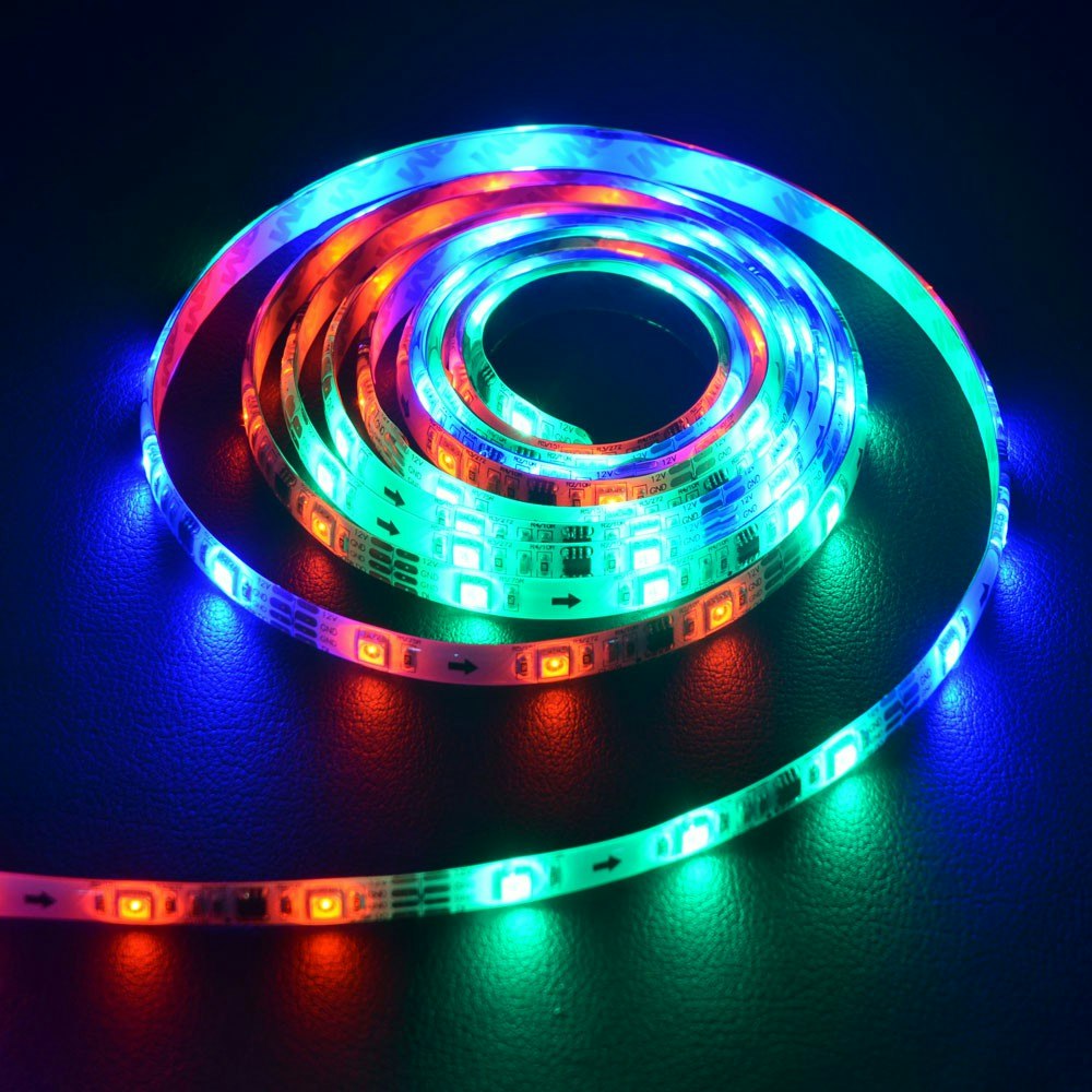 Digitaler LED-Strip RGB 5m Set 150 LEDs 30W inkl. Fernbedienung zoom thumbnail 1