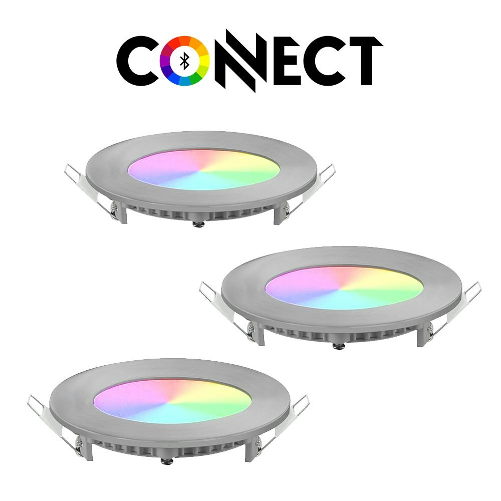 Connect LED 3er-Set Einbaustrahler 1080lm RGB+CCT
                                        