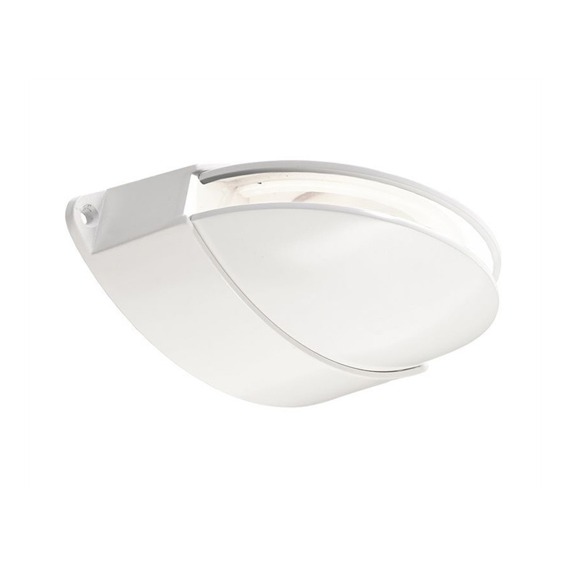 S.Luce Orio LED-Effekt-Wandleuchte 70lm IP64 Weiß