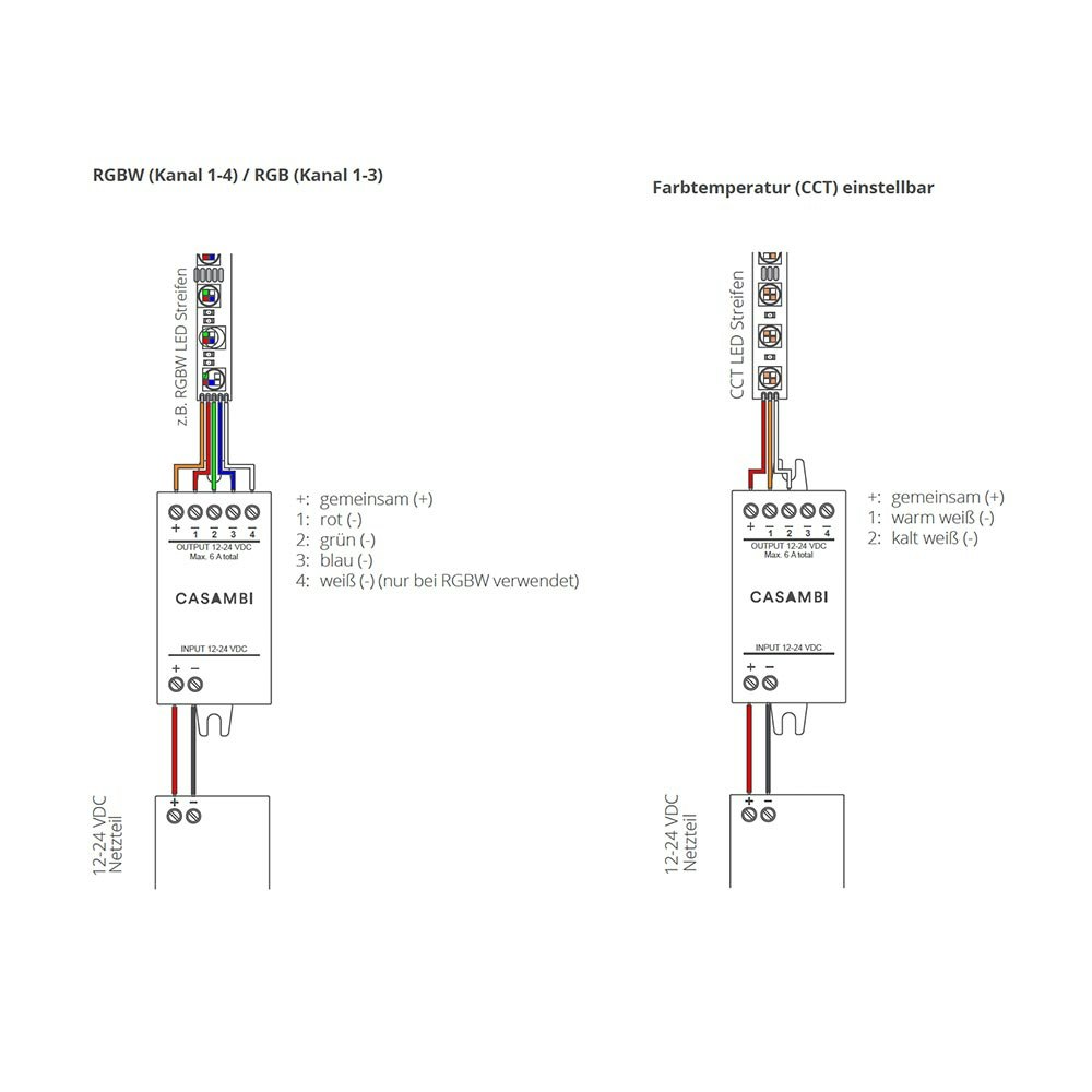 CASAMBI PWM4 Modul Controller Pulsweitenmodulation LED-Strips 2
                                                                        