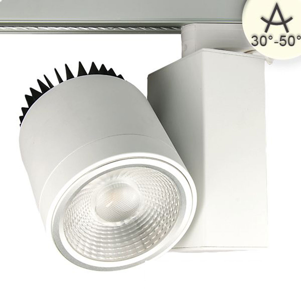 S.Luce 3-Phasen Power-LED Strahler 3500lm 36W 4000K neutral Weiß