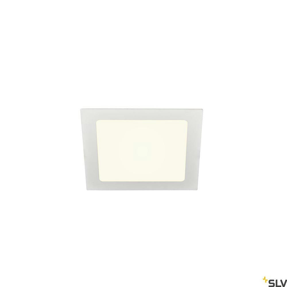 SLV Senser LED Deckeneinbauleuchte 16,5cm Weiß thumbnail 1