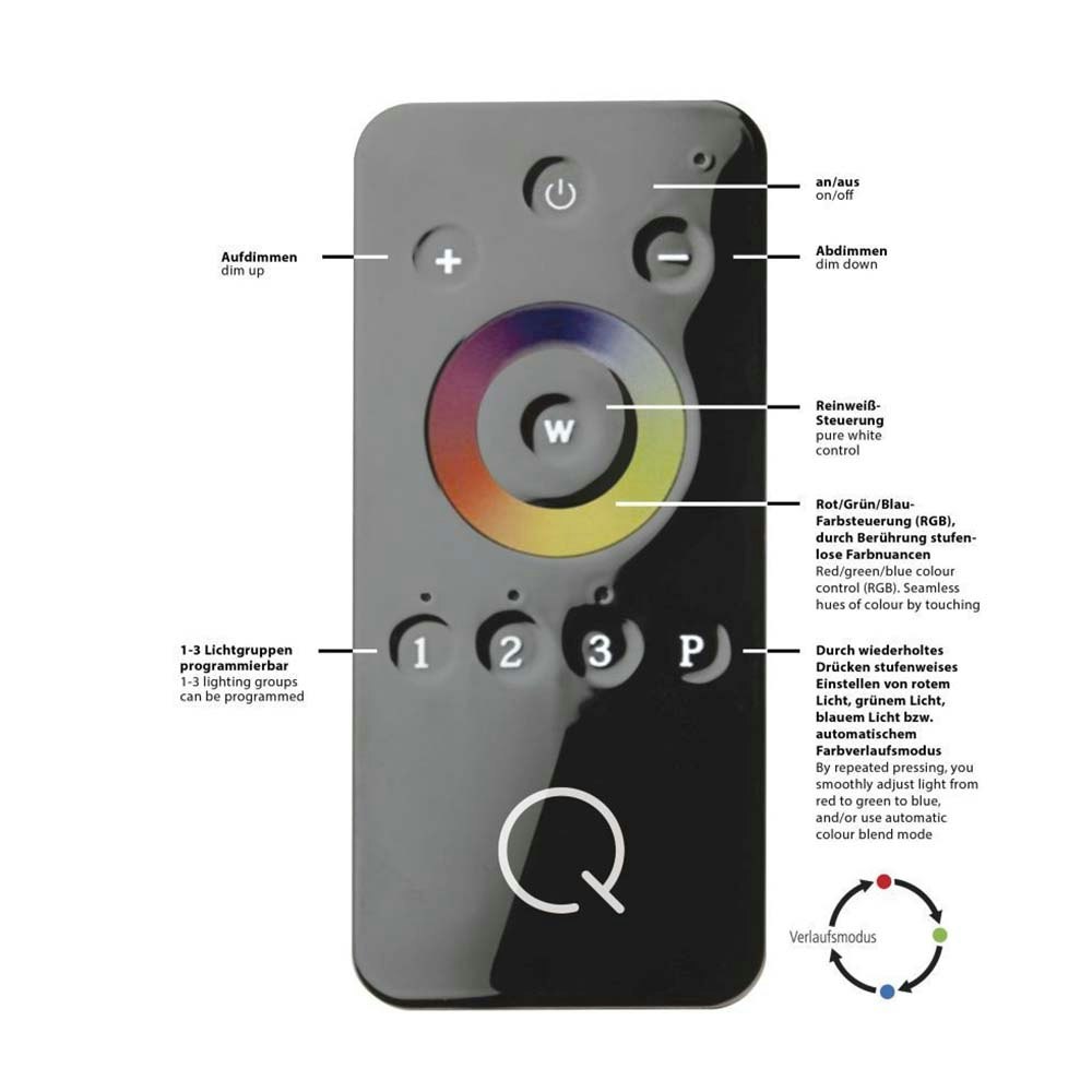 LED Deckenleuchte Q-Riller RGB mit App-Steuerung  thumbnail 5