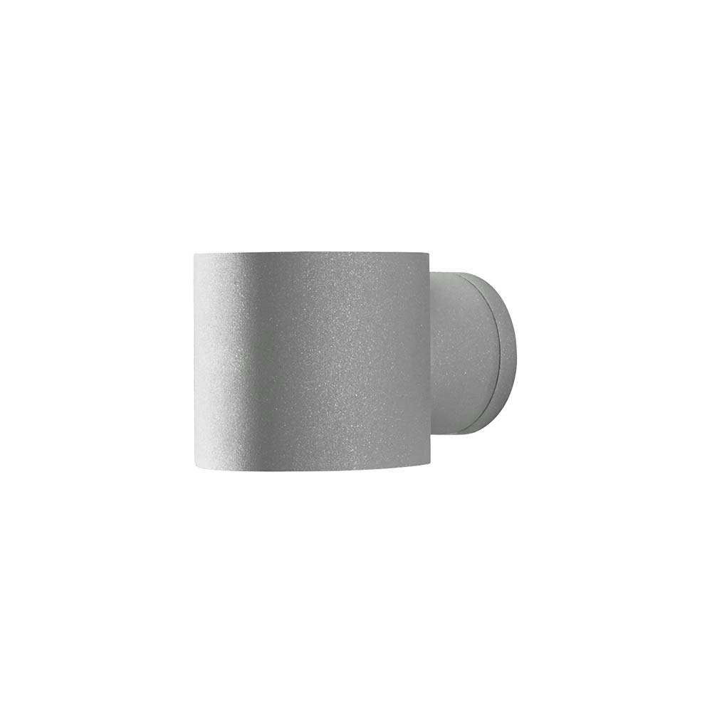 Modena Square Outdoor Wall Light Grey, Clear Glass 2