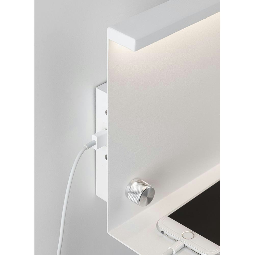 LED Wall Light Jarina USB White Dimmable thumbnail 6