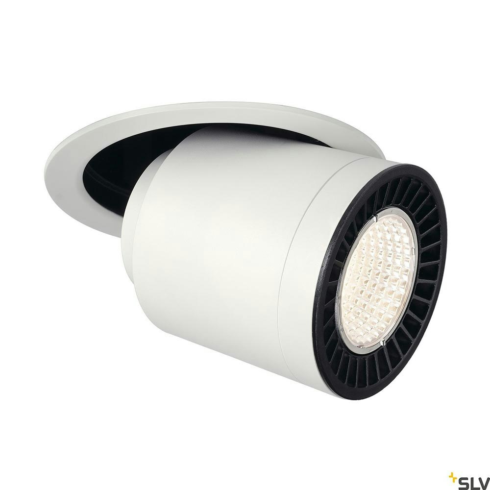 SLV Supros Move LED Decken Einbauleuchte Ø 19,5cm zoom thumbnail 2