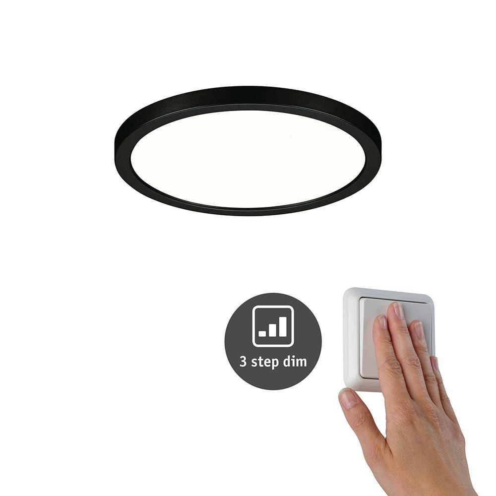 VariFit Areo LED Einbaupanel Schwarz mit 3 Stufen-Dimmer zoom thumbnail 2