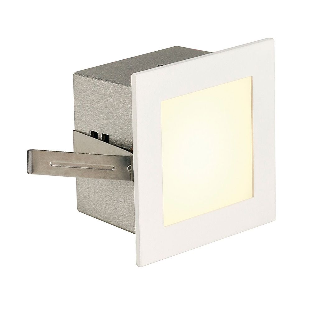 S.Luce SLV Frame Basic LED Einbauleuchte eckig Weiß Warmweiße LED