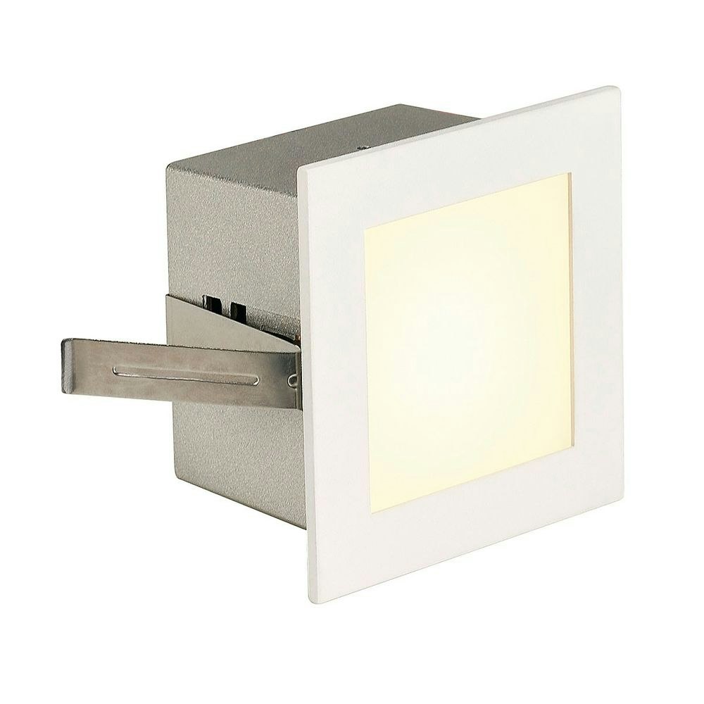 SLV Frame Basic LED Einbauleuchte eckig Weiß Warmweiße LED
                                        