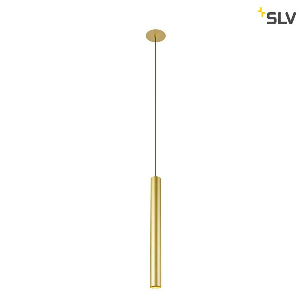 SLV Helia 40 LED Pendelleuchte Soft Gold Einbau thumbnail 1