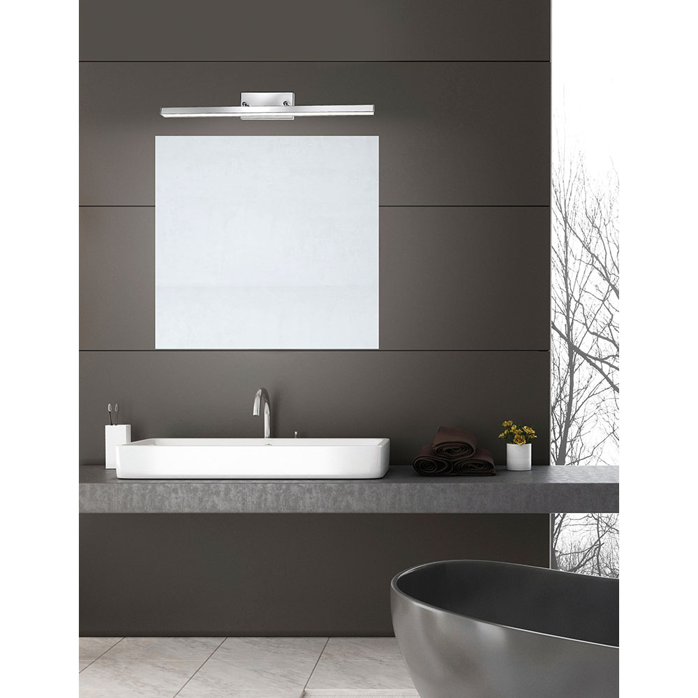 S.Luce Nova Luce Modena LED Bad-Wandleuchte 63cm Chrom