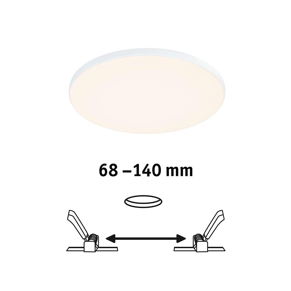 VariFit Panneau LED encastrable Veluna Edge Blanc Dimmable thumbnail 3
