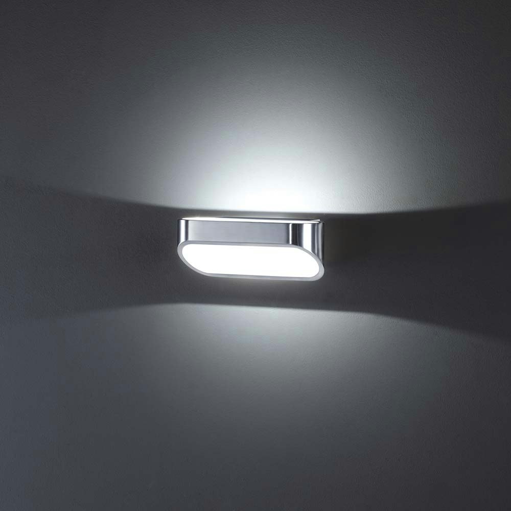 Helestra LED Wandlampe Onno Aluminiumpoliert- Weiß thumbnail 1