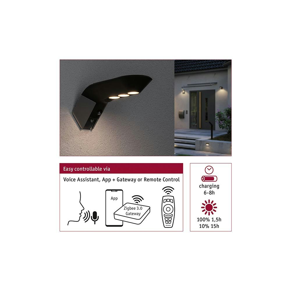 Solar LED Hausnummernleuchte Soley Smart Home Zigbee + Sensor thumbnail 6
