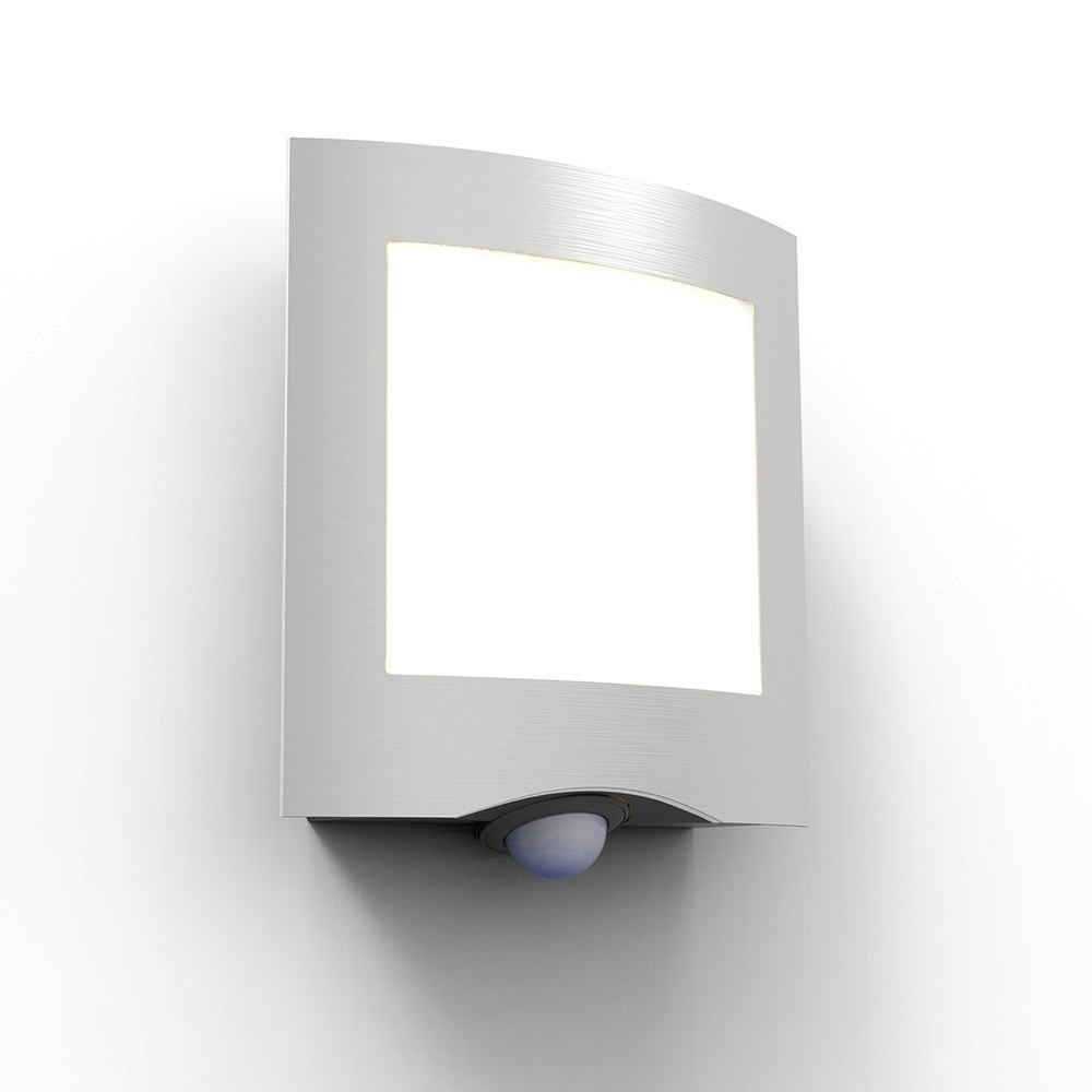 LED Außenleuchte Farell mit Sensor IP44 Edelstahl 1