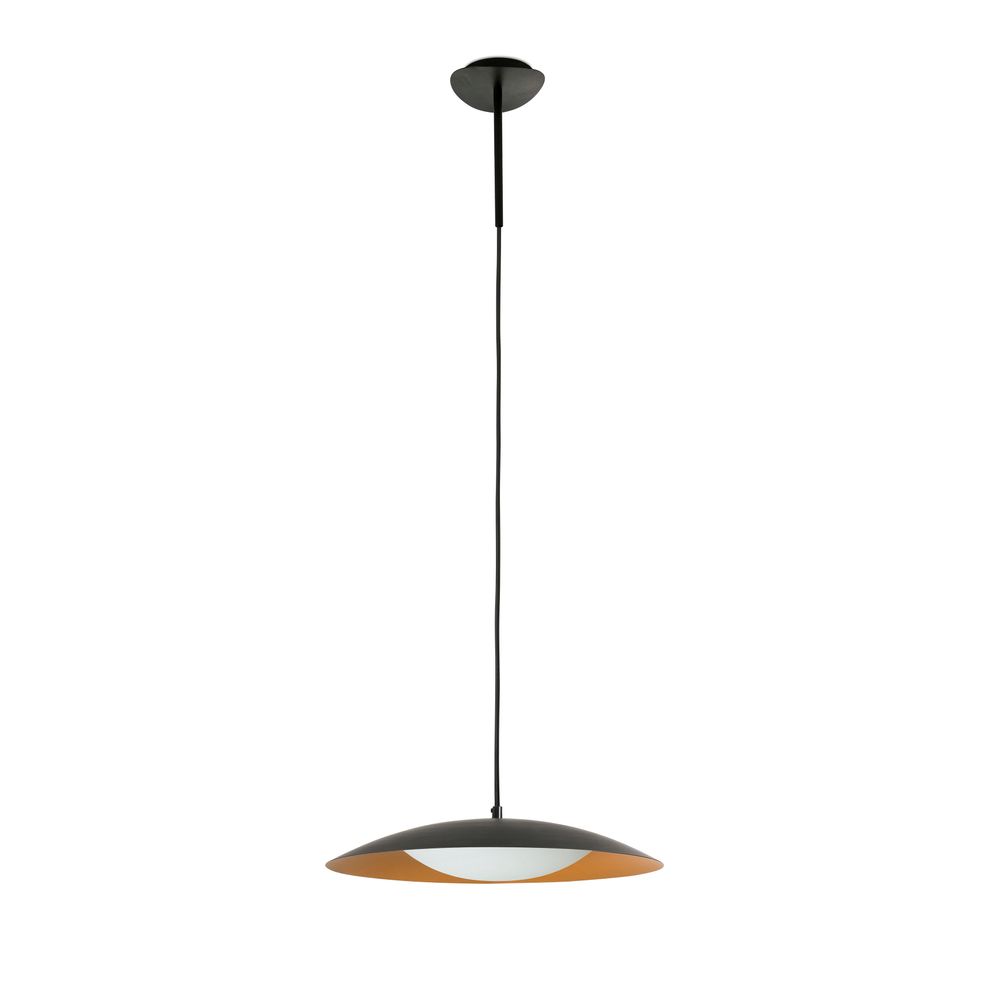 S.Luce LED Pendelleuchte SLIM Schwarz, Goldfarben