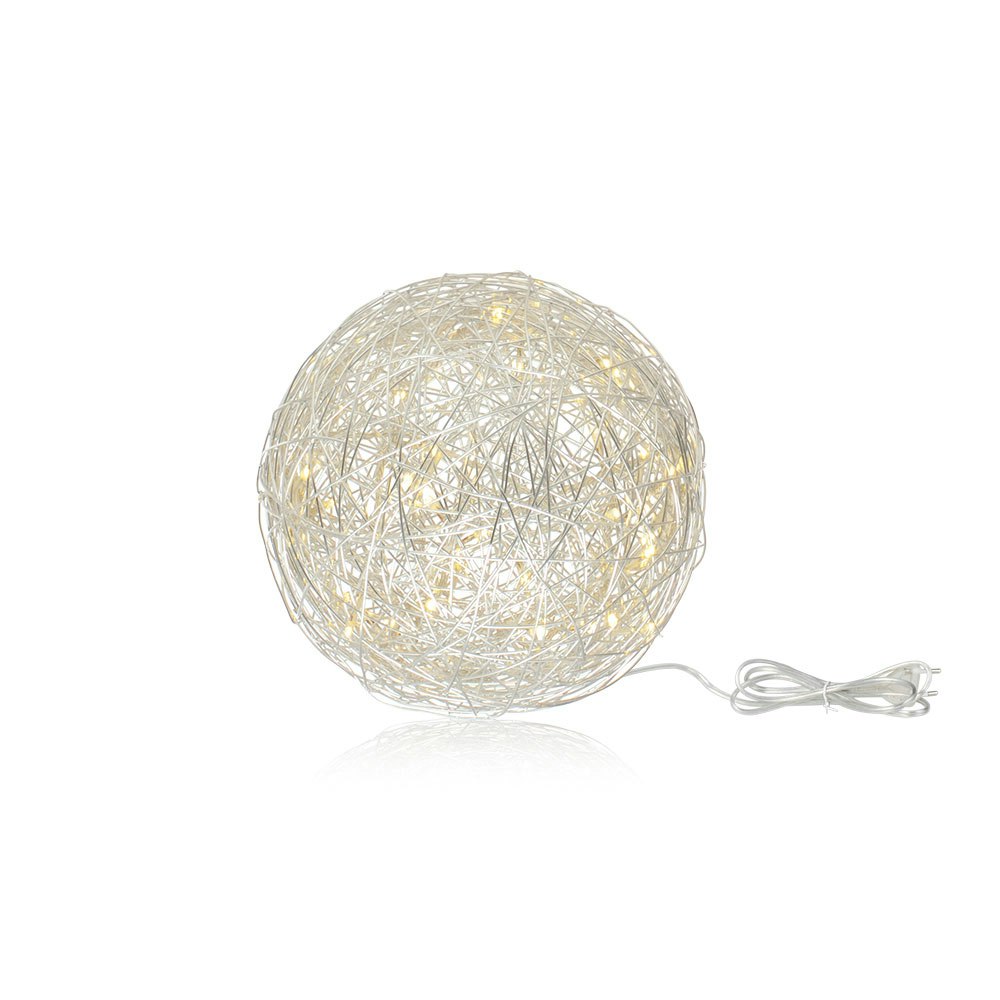 s.LUCE Mesh LED Wire Sphere Indoor & Outdoor Warm White 2