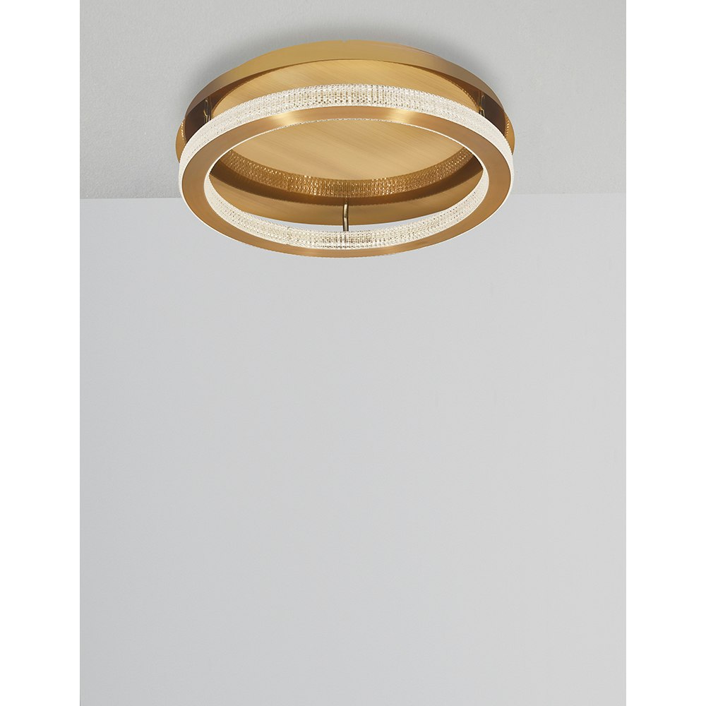 Nova Luce Fiore LED Deckenlampe Antik-Gold thumbnail 3