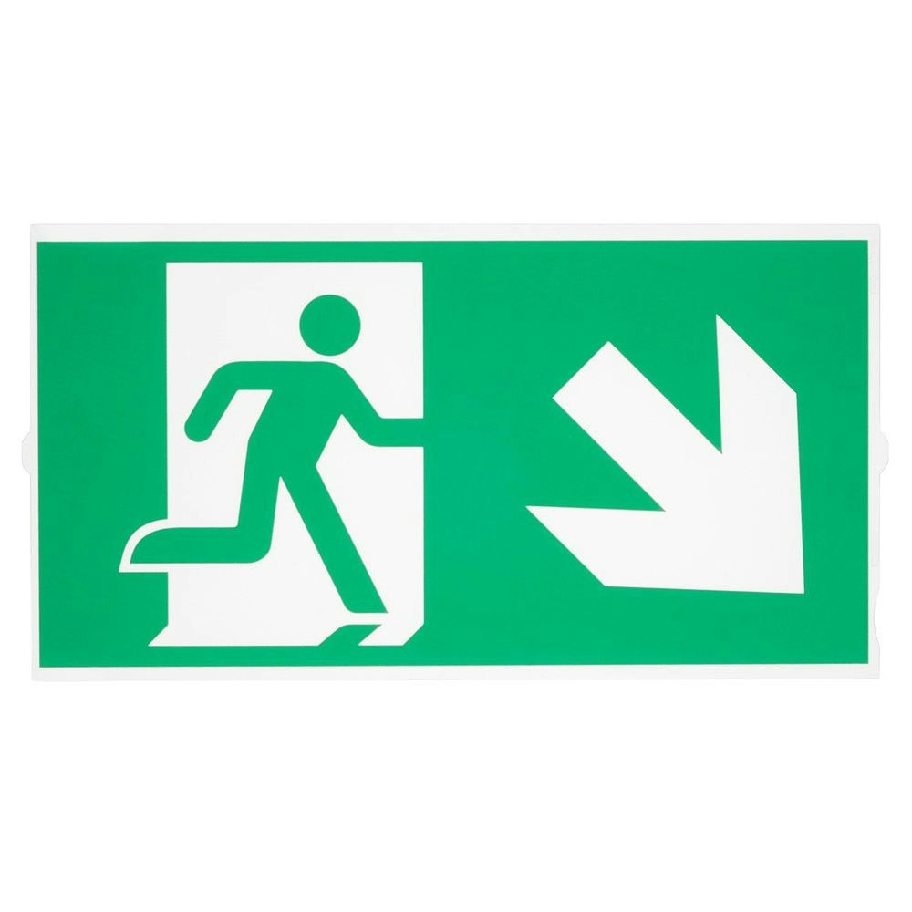SLV P-Light Emergency Series Stair Signs For Exit Wall Ceiling Pendant big green 2