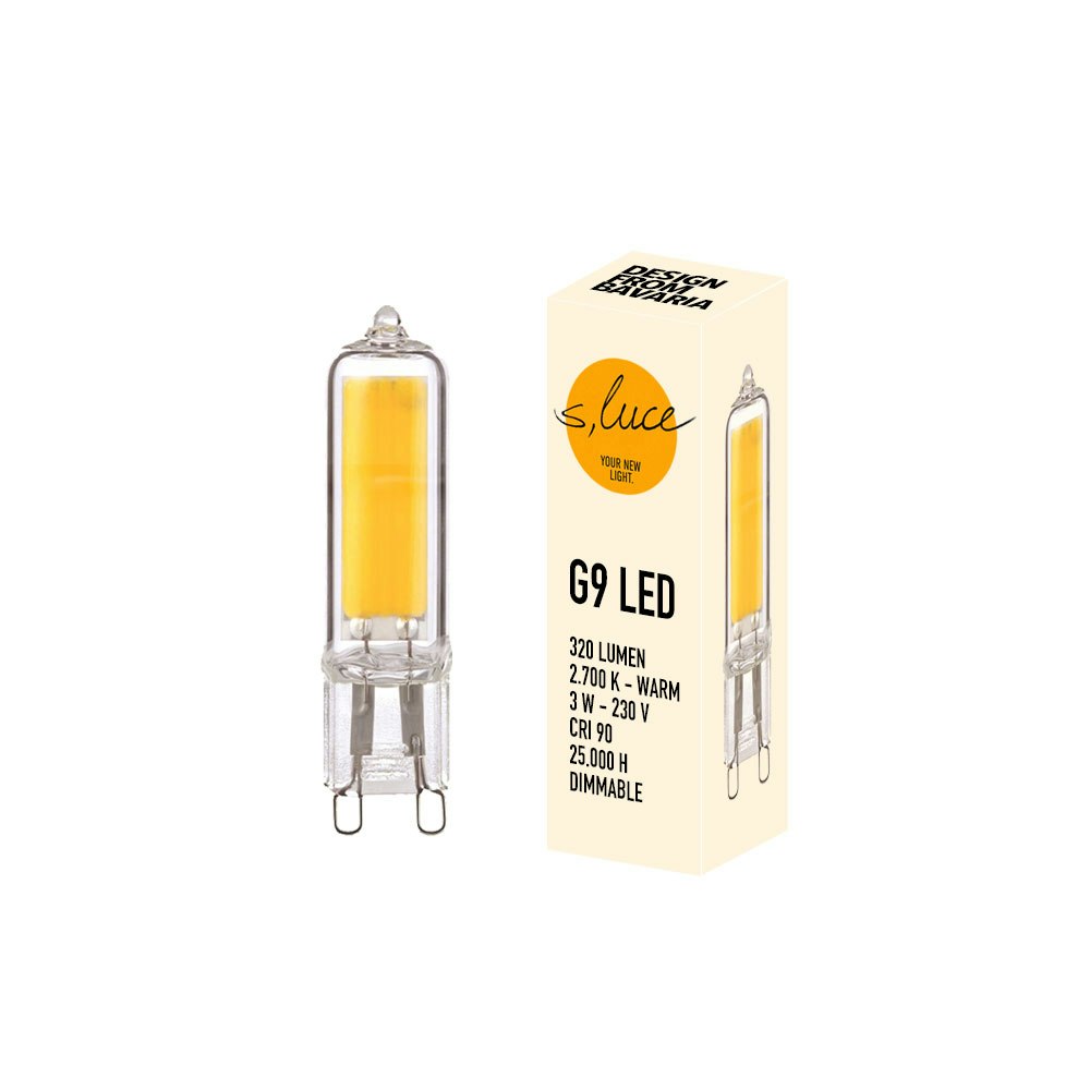 s.luce G9 LED Warmweiß 2700K 320lm 3,5W Dimmbar thumbnail 1