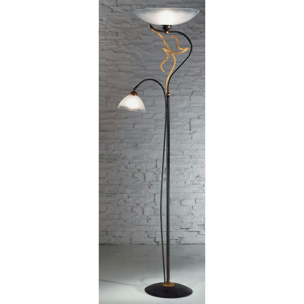 Amabile Floor Lamp with Reading Arm 2 Flames Ø 40cm
                                        