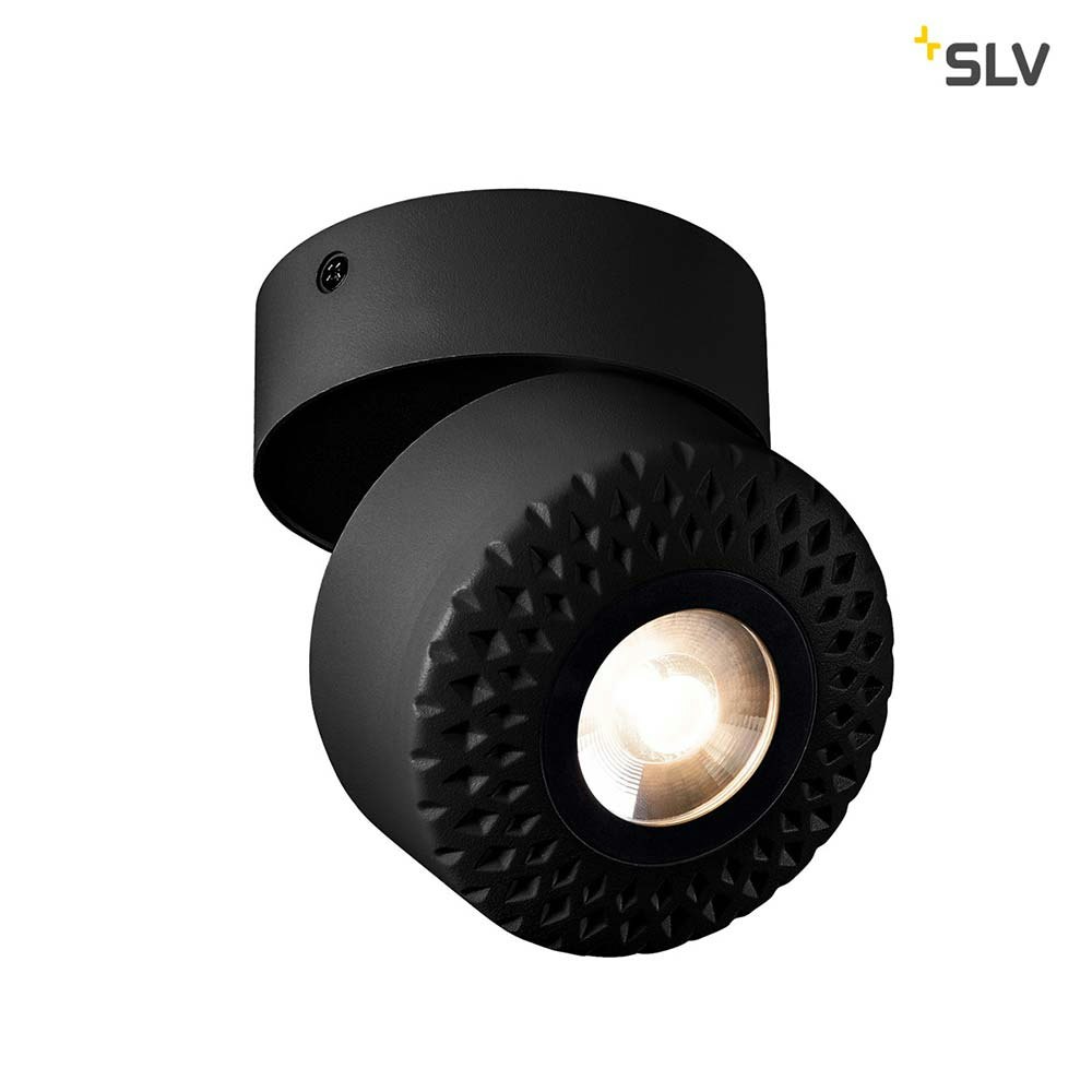 SLV Tothee LED Wand- & Deckenleuchte Schwarz 3000K 25° zoom thumbnail 1