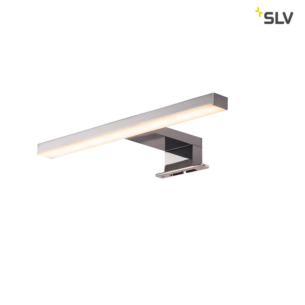 S.Luce SLV DORISA LED Spiegelleuchte kurz chrom 4000K IP44