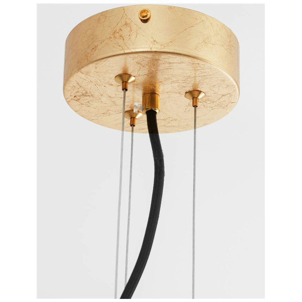 Nova Luce Perleto lampe à suspendre Ø 35cm métal, or thumbnail 4