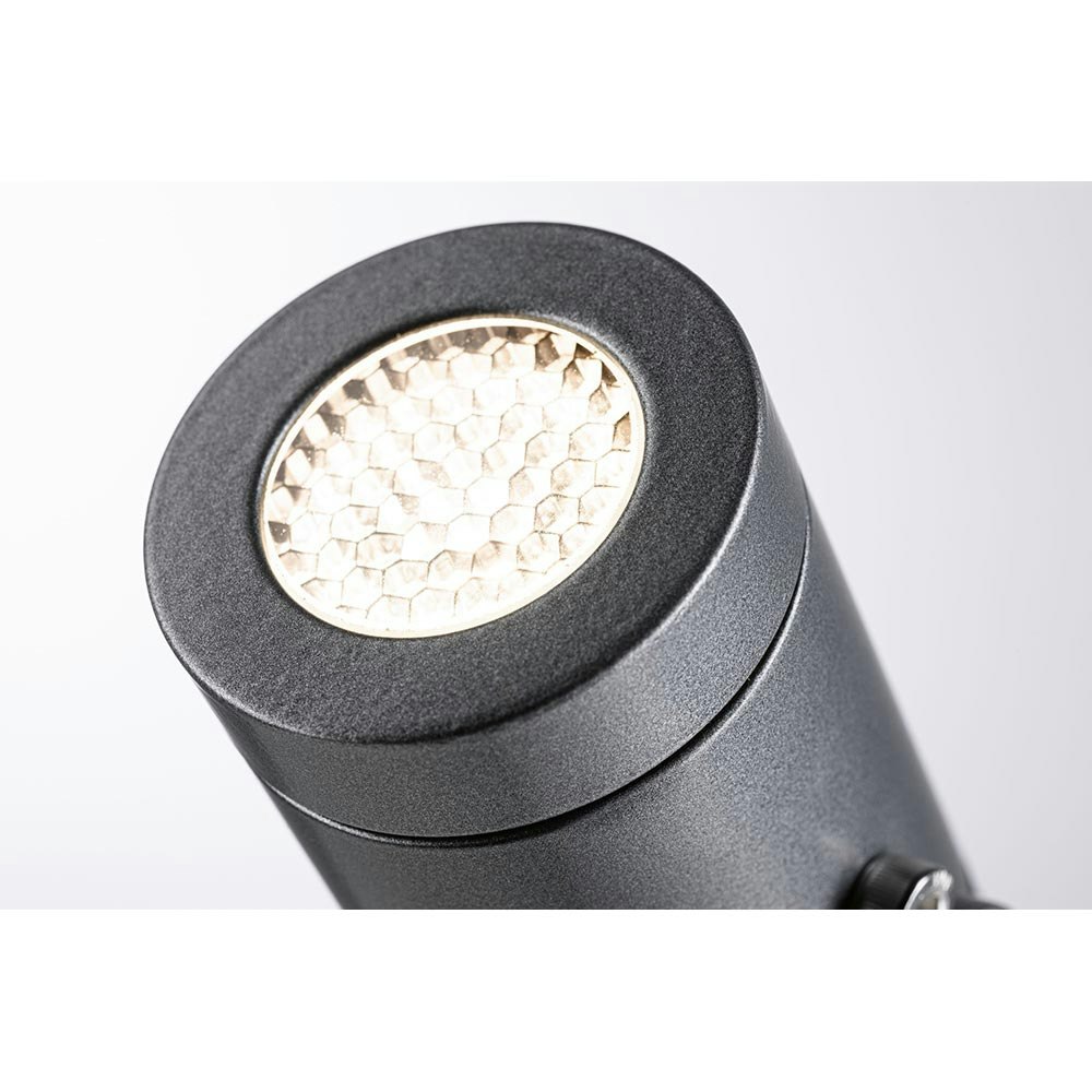 Plug & Shine LED Garden Spotlight Radix IP65 Grey thumbnail 3