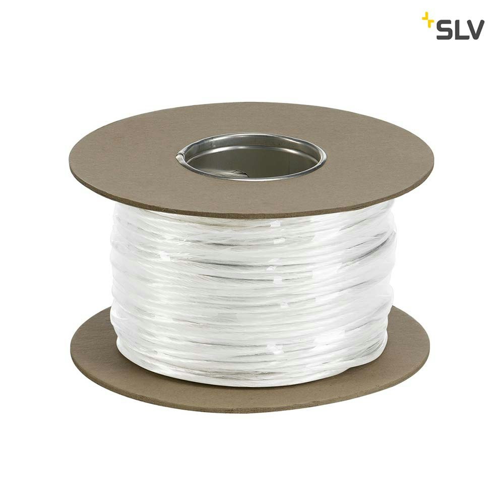 SLV 12V-Seil für Tenseo 12V-Seilsystem Weiß 4mm² 100m 