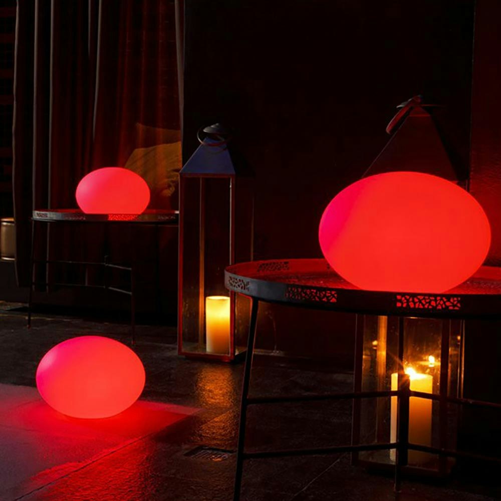 Lampada di design a LED a batteria Flatball XXS con controllo tramite app