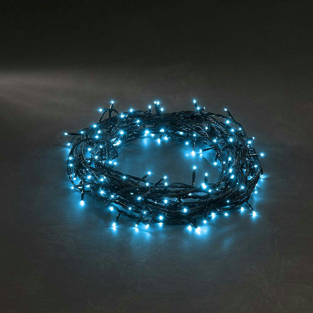 42m Micro LED Lichterkette 40 hell blaue Dioden IP44 2