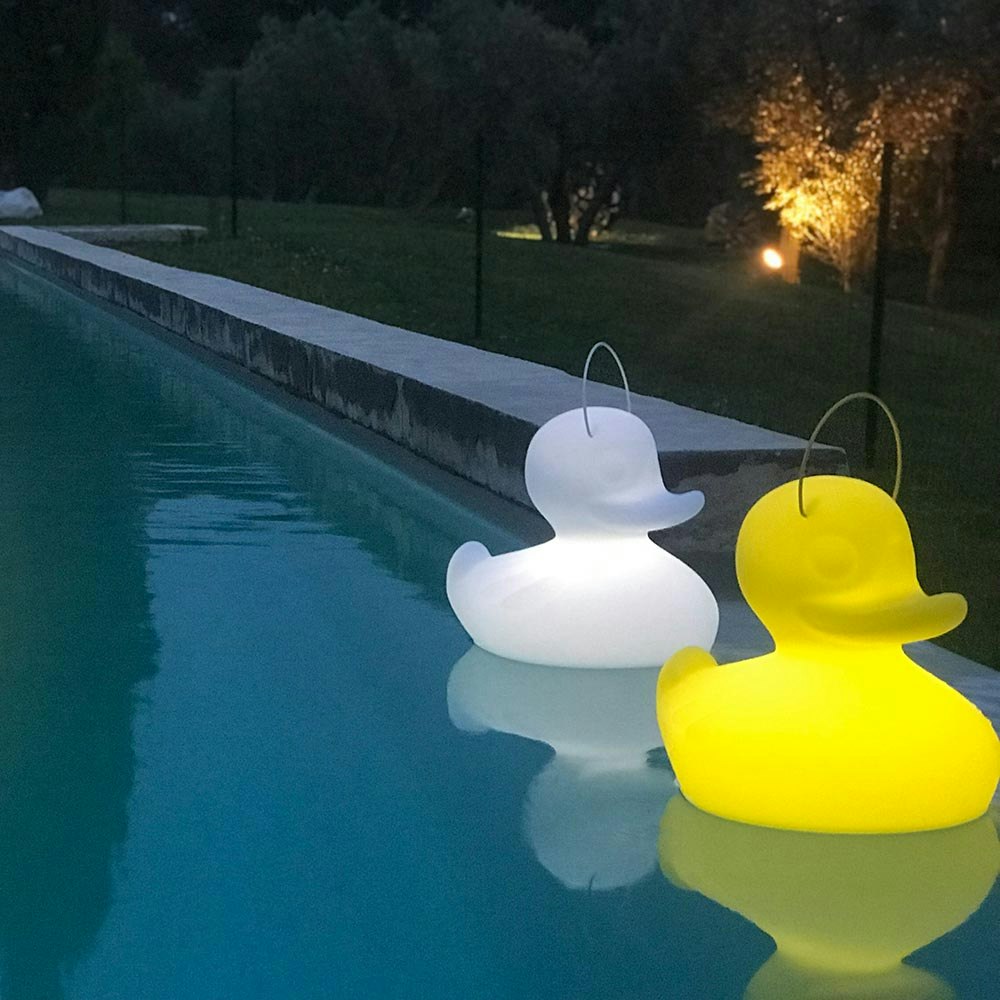 Schwimmfähige Akku-LED-Lampe Duck-Duck XL Gelb zoom thumbnail 4