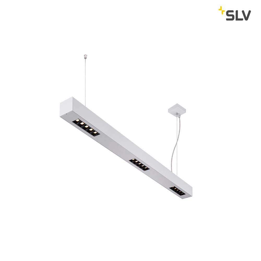 SLV Q-Line LED Pendelleuchte 1m Silber 3000K 2