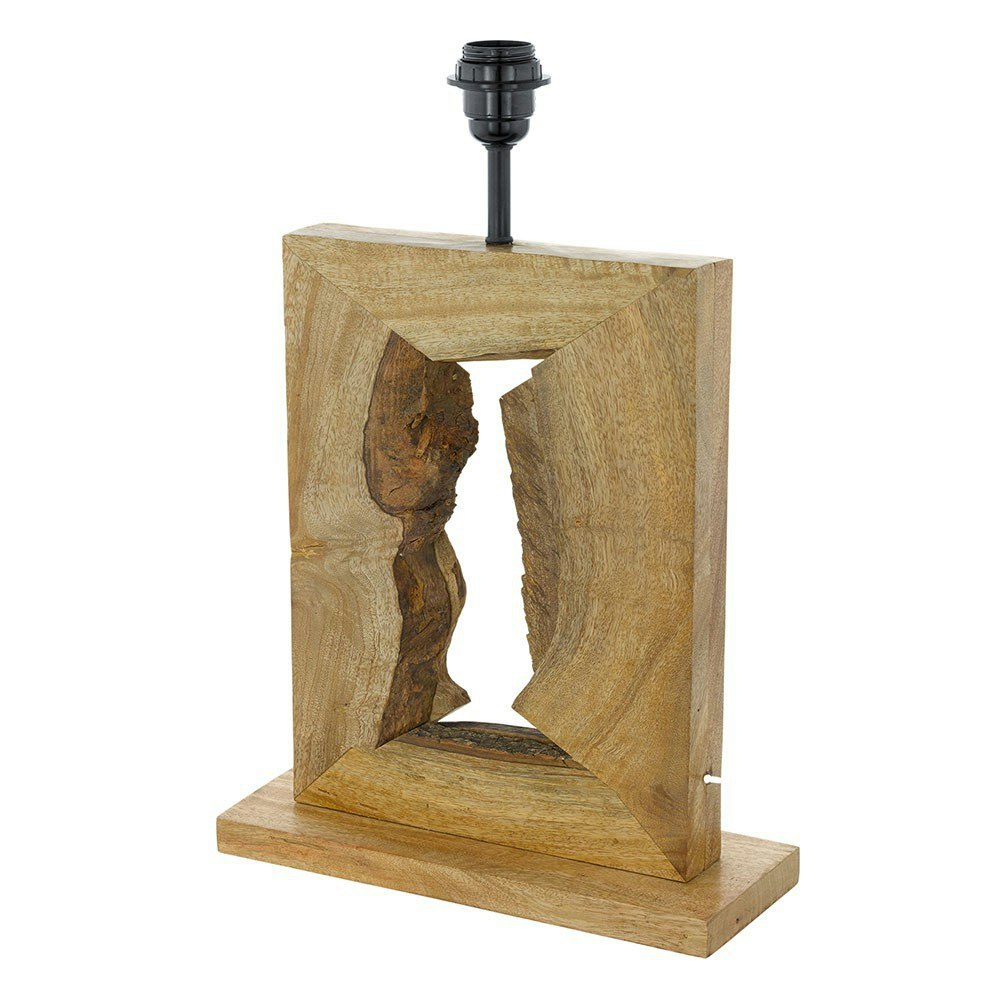 Timber Tischleuchte mit Holzfuß h41, 5cm Braun zoom thumbnail 5