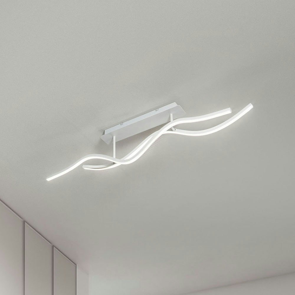 Fabas Luce Sinuo LED Deckenlampe 2-flammig Gewellt zoom thumbnail 1