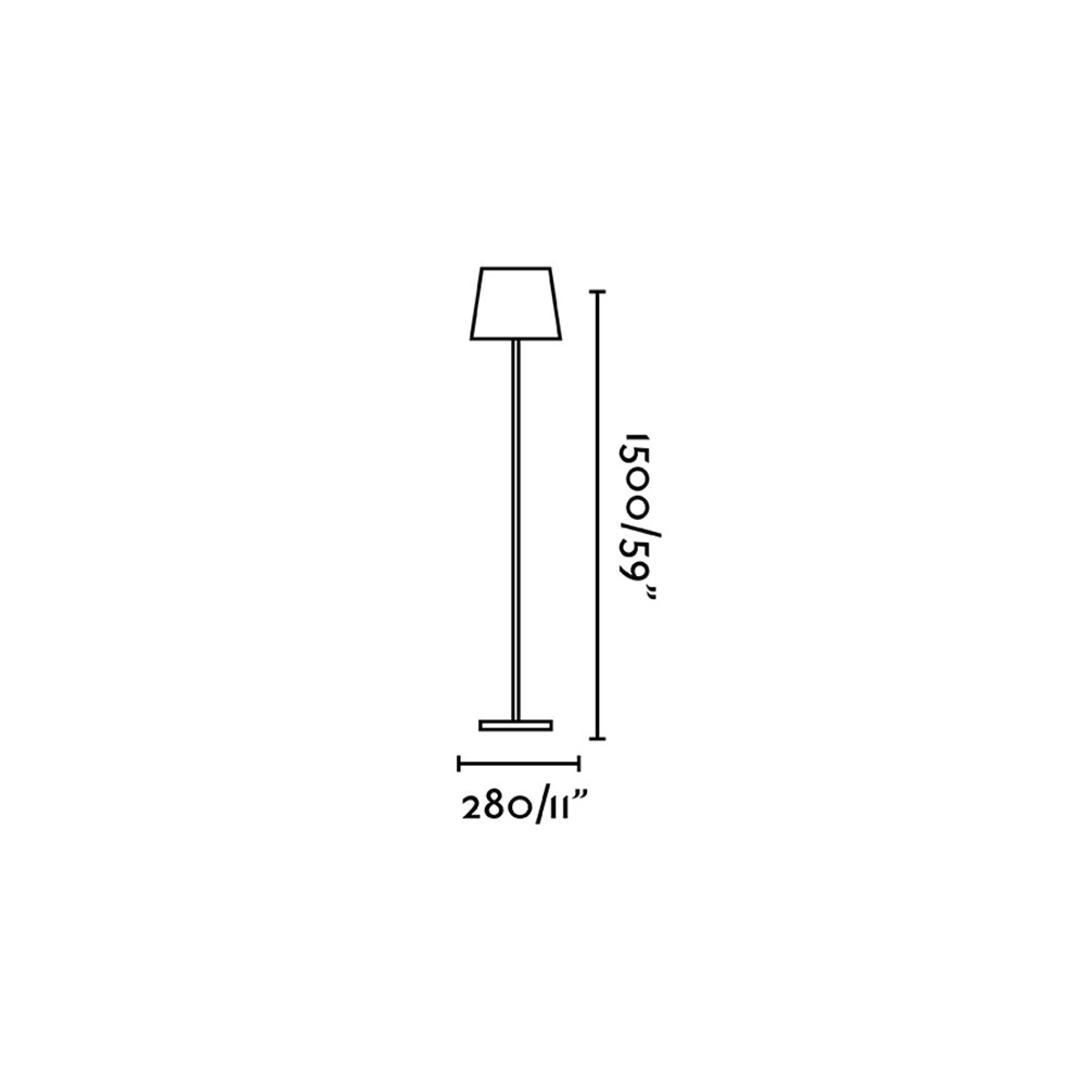 Toc Outdoor Stehlampe 150cm mit USB IP54 Weiß zoom thumbnail 4