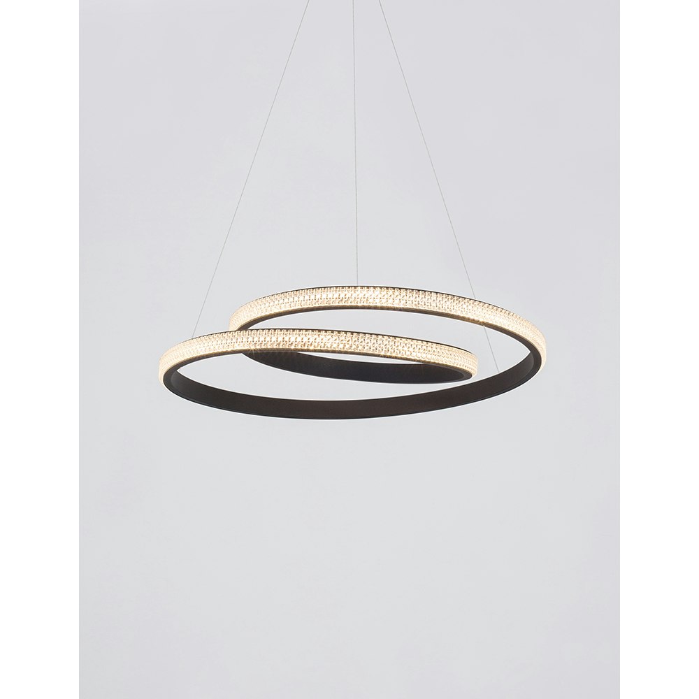 Nova Luce Grania LED Lampe à suspendre sable-noir thumbnail 4
