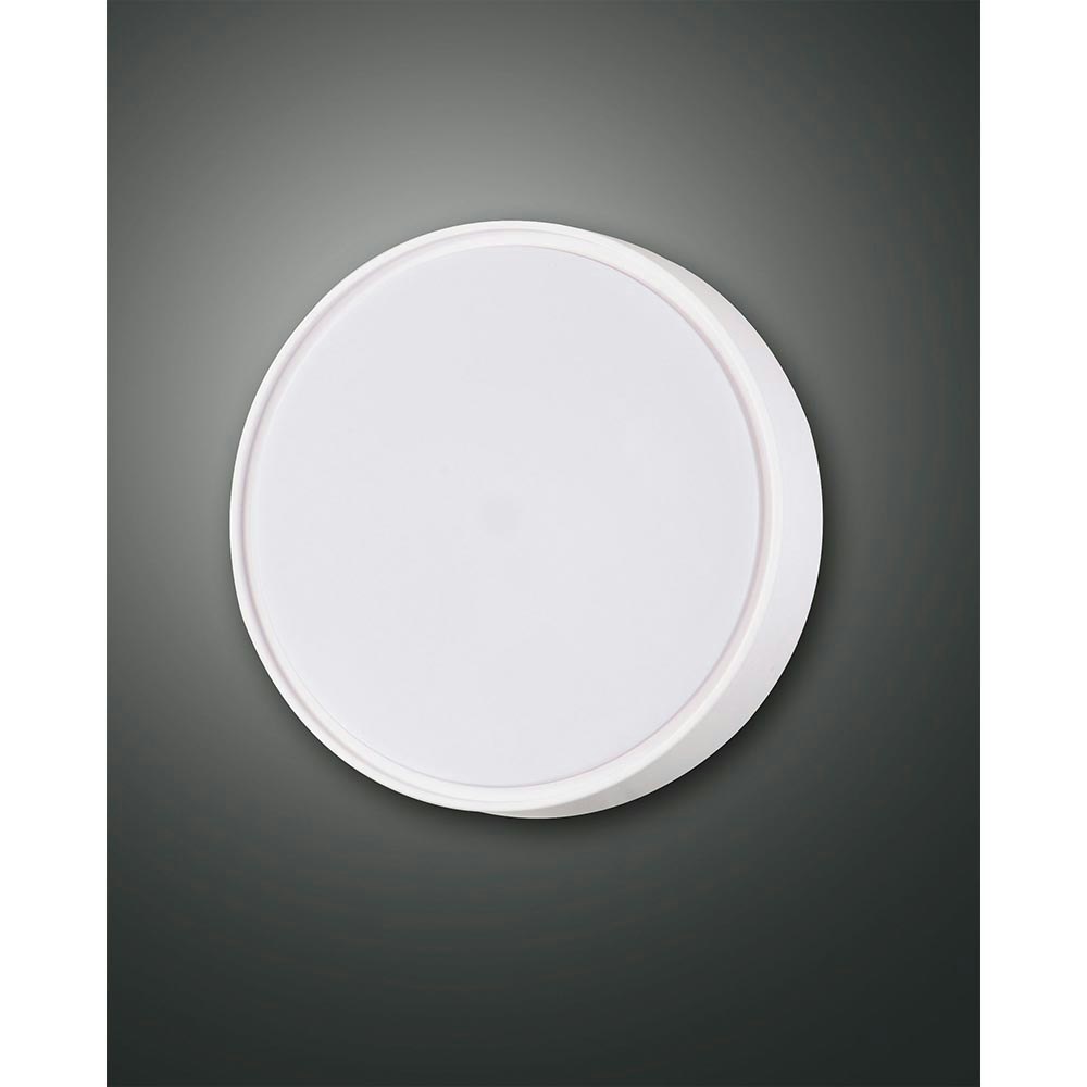 Fabas Luce Hatton LED Außen-Deckenleuchte Weiß IP65 1