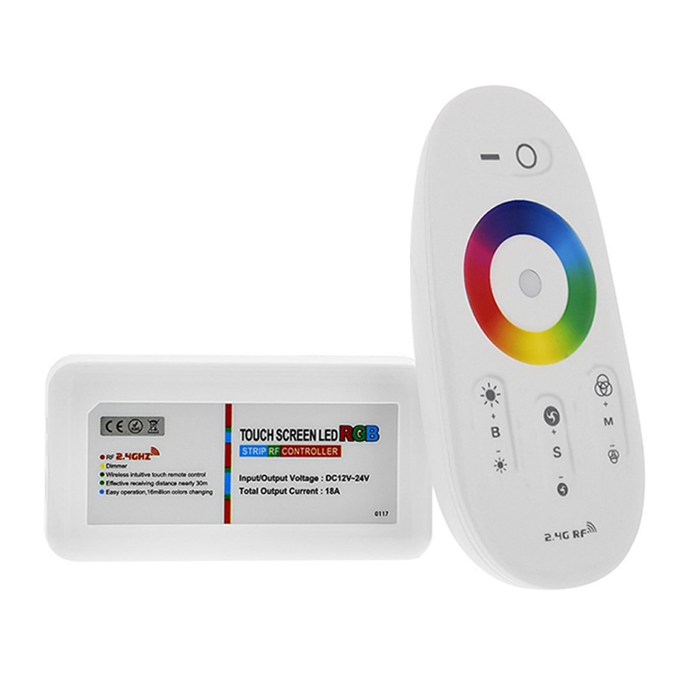 S.Luce RGB Funkcontroller mit Fernbedienung 12V-24V bis 24A