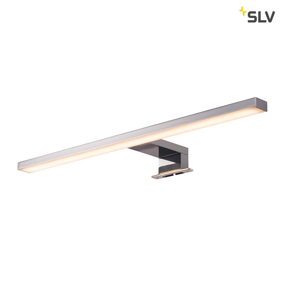 S.Luce SLV DORISA LED Spiegelleuchte lang chrom 4000K IP44