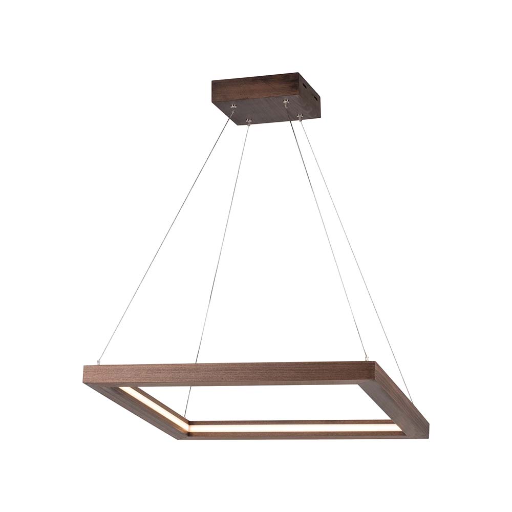 S.Luce LED Hängeleuchte Legno 2520lm Nuss