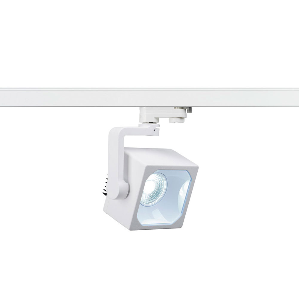 S.Luce SLV Euro Cube LED Spot 60° inkl. 3P.-Adapter 3000K CRI90 Weiß