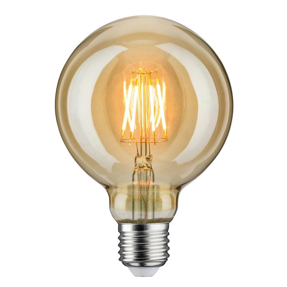 E27 6,5W LED Globe Gold Vintage Ø 9,5cm 1700K thumbnail 3