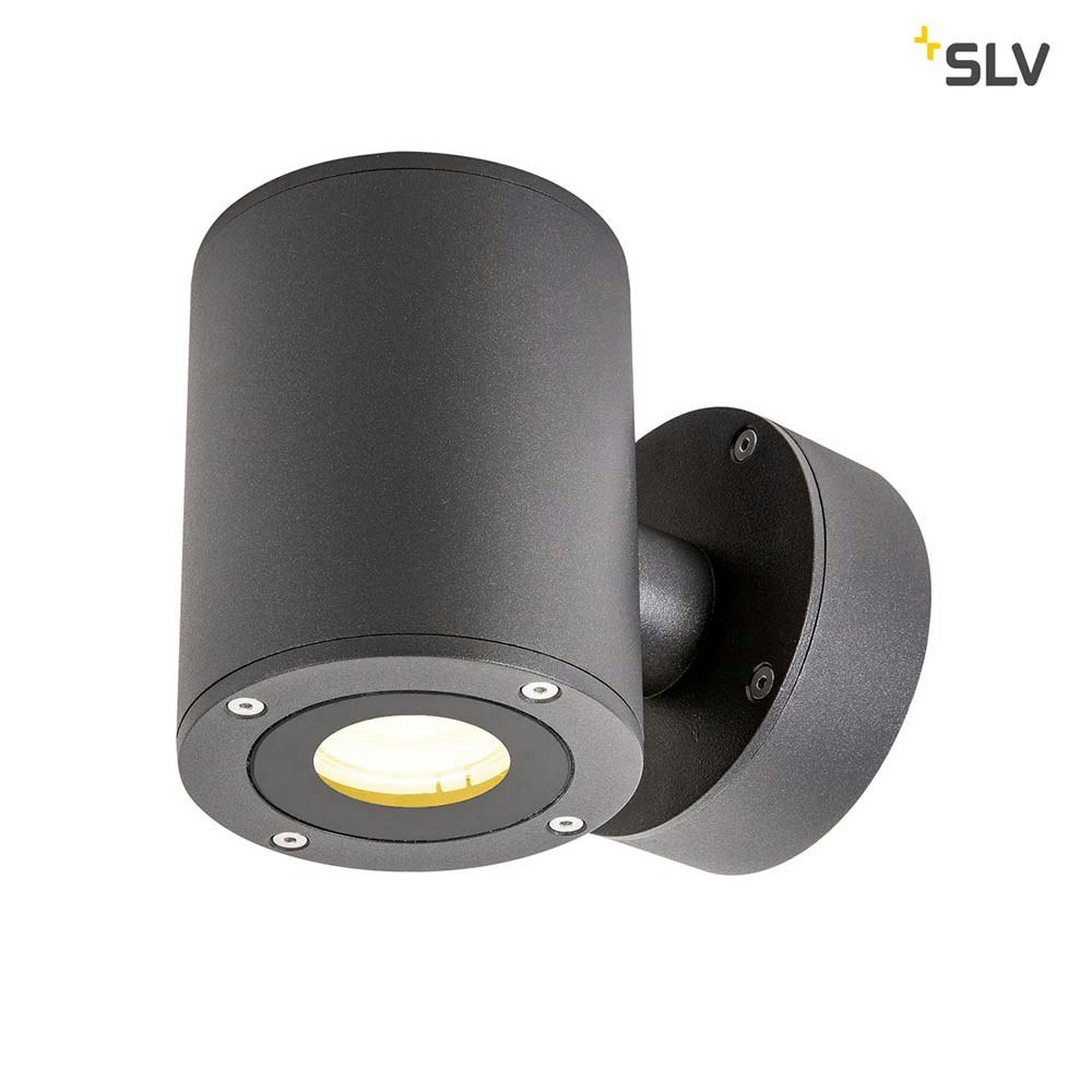SLV Sitra Up&Down LED Außen-Wandaufbauleuchte Anthrazit IP44 1