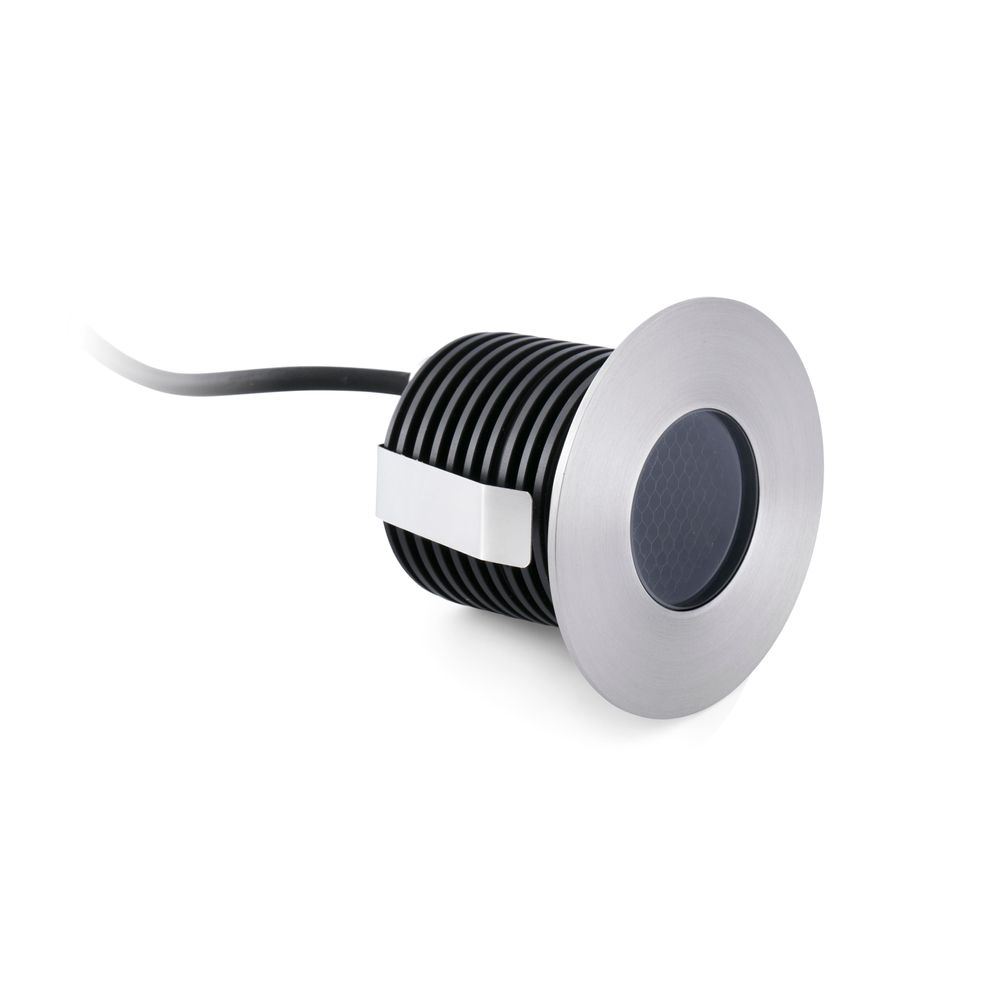 S.Luce LED Einbauleuchte GRUND 36° 3000K IP67 Nickel-Matt