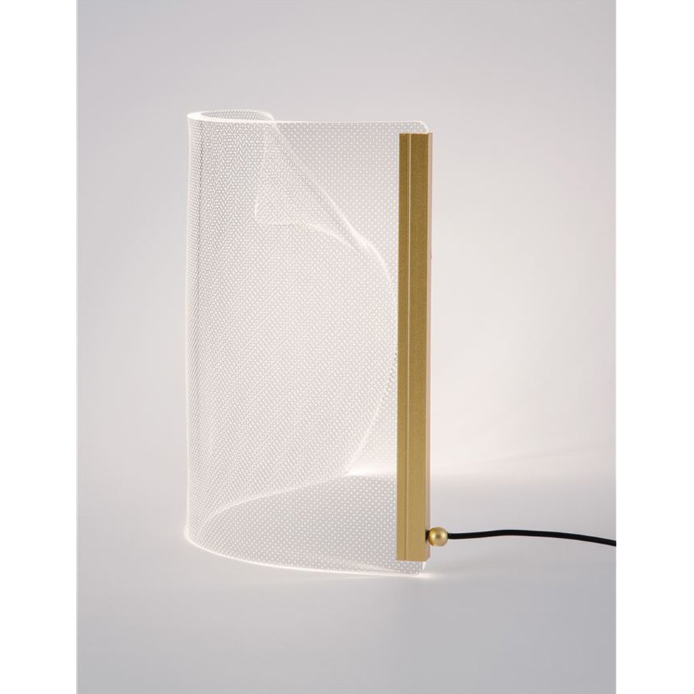Nova Luce Siderno LED Acryl Tischlampe Klar 2