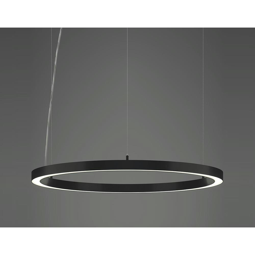 Molto Luce Rinq LED-Hängelampe Ring Ø 150cm Schwarz direkt & indirekt zoom thumbnail 1